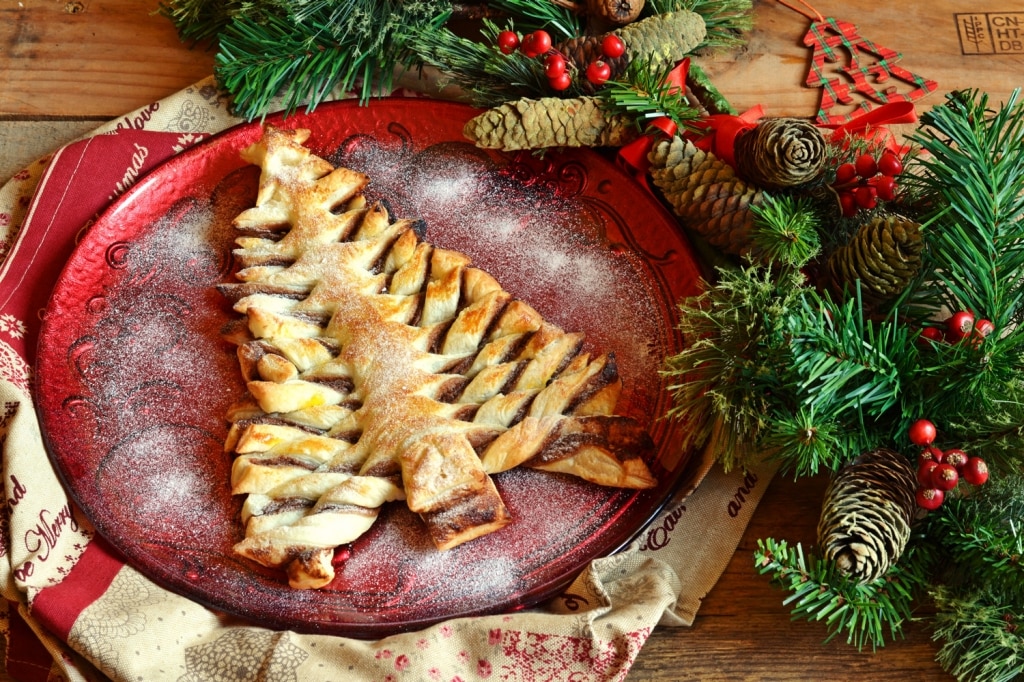 Stella Di Natale Alla Nutella.Albero Di Natale Di Pasta Sfoglia Ricetta Albero Di Natale Di Pasta Ricetta